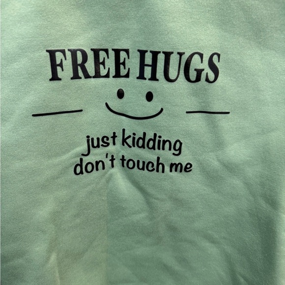 SHEIN Kids Green Graphic Sweatshirt – Size 10Y - Picture 2 of 4